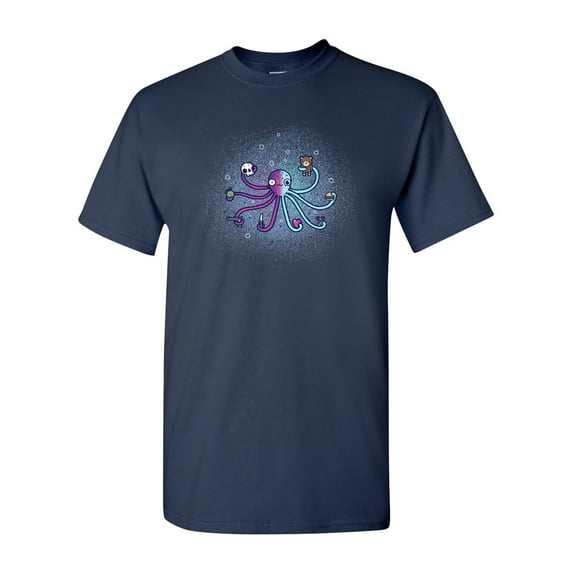 Randy Otter Octopus Evil Good DT Adult T-Shirt Tee