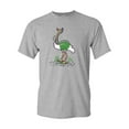 thumbnail image 1 of Randy Otter Ostrich Trimmer DT Adult T-Shirt Tee, 1 of 2