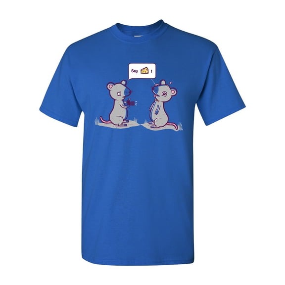 Randy Otter Say Cheese DT Adult T-Shirt Tee