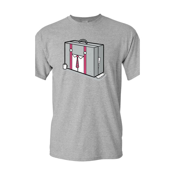 Randy Otter Suitcase DT Adult T-Shirt Tee