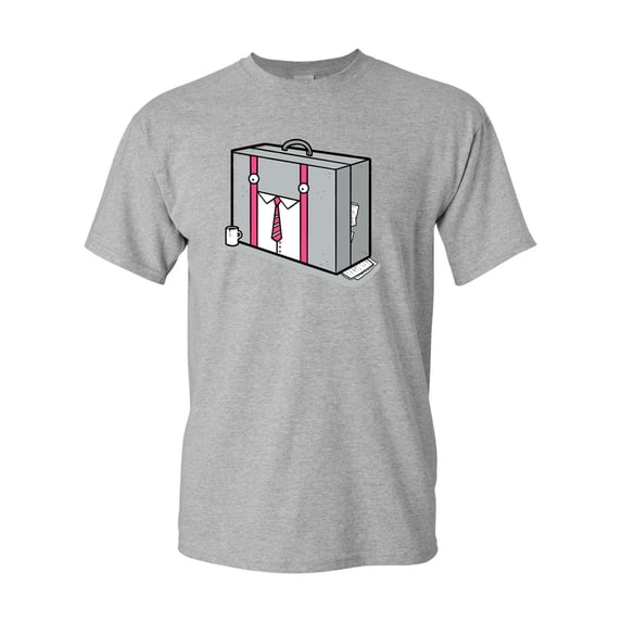Randy Otter Suitcase DT Adult T-Shirt Tee