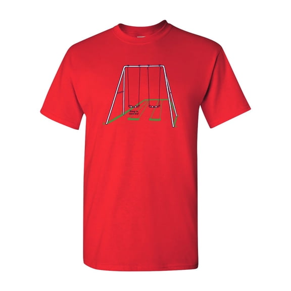 Randy Otter Swing Set DT Adult T-Shirt Tee