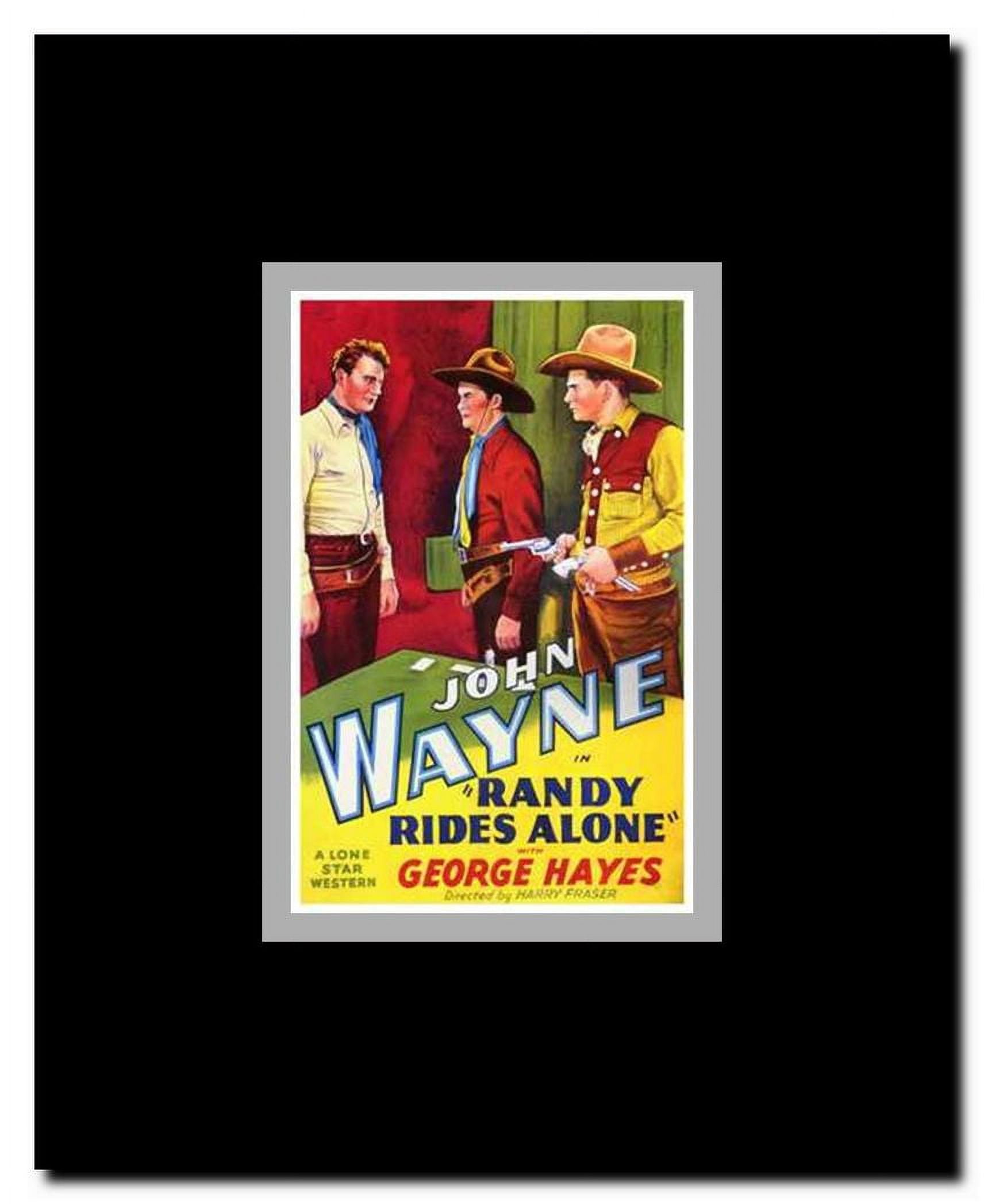 Randy Rides Alone Framed Movie Poster