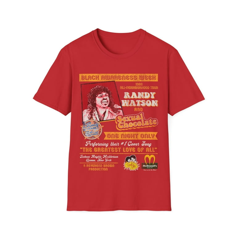 Randy Watson Sexual Chocolate Concert 88' Tour Poster Unisex T