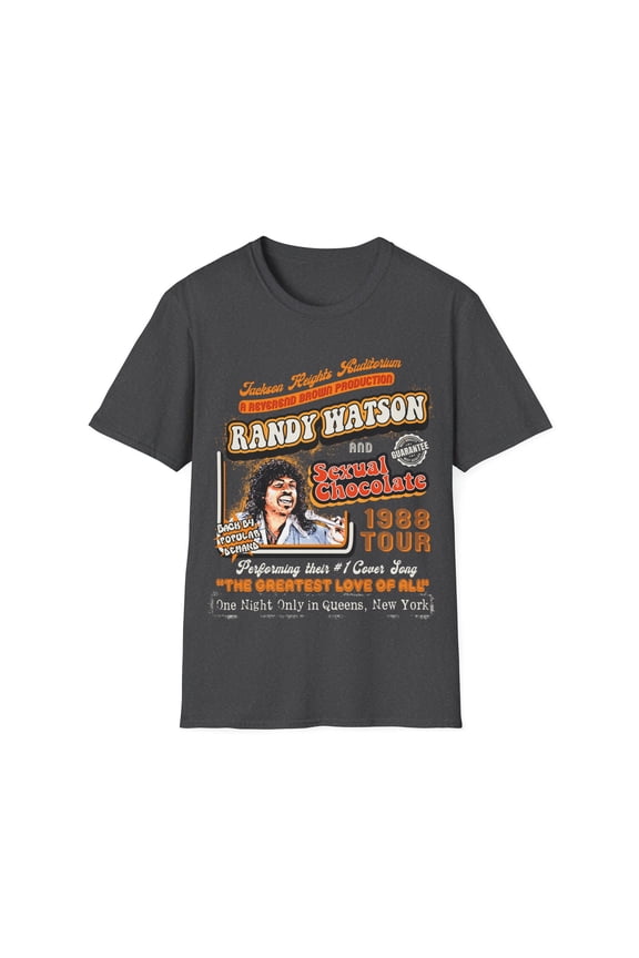 Randy Watson Sexual Chocolate Concert Poster Unisex Softstyle T-Shirt