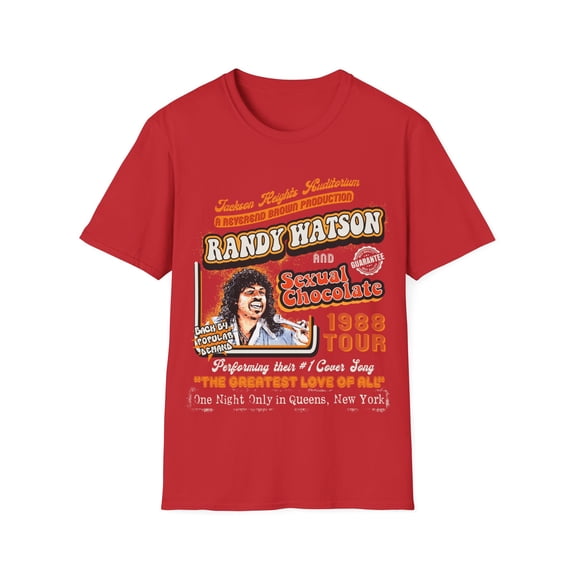 Randy Watson Sexual Chocolate Concert Poster Unisex Softstyle T-Shirt