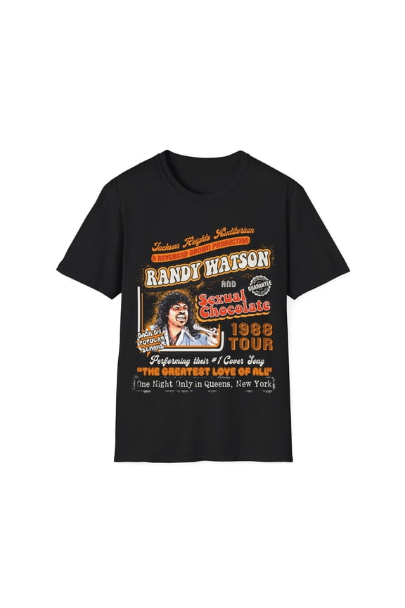 Randy Watson Sexual Chocolate Concert Poster Unisex Softstyle T-Shirt