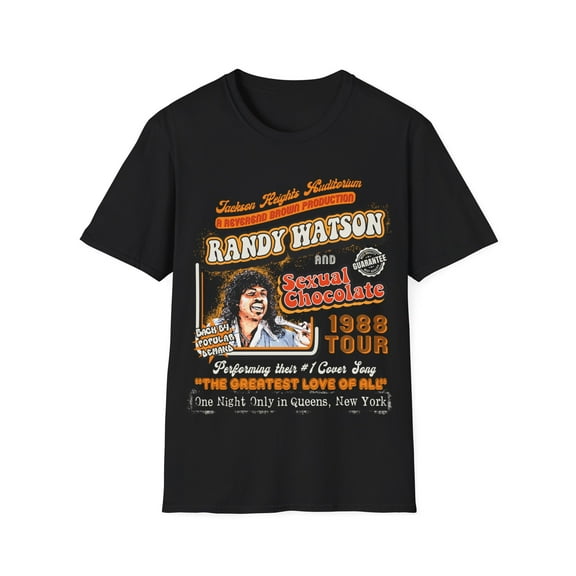 Randy Watson Sexual Chocolate Concert Poster Unisex Softstyle T-Shirt