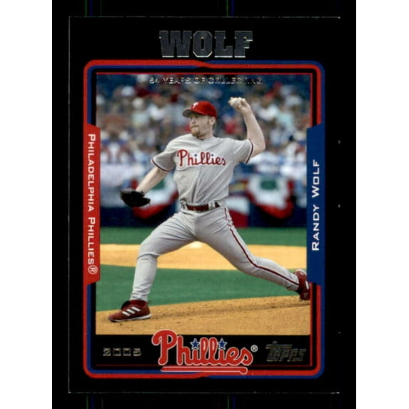 Randy Wolf Card 2005 Topps Black #11