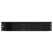 Three-channel amplifier designed to operate reliably in commercial environments