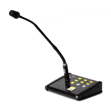 Rane ZONE-PAGER Six-Zone Tabletop Paging Station with Dynamic Gooseneck Mic