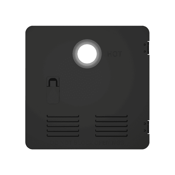 Ranein 15 x 15 Inches RV Water Heater Black Door. ONLY Door kit for Ranein RV water heaters