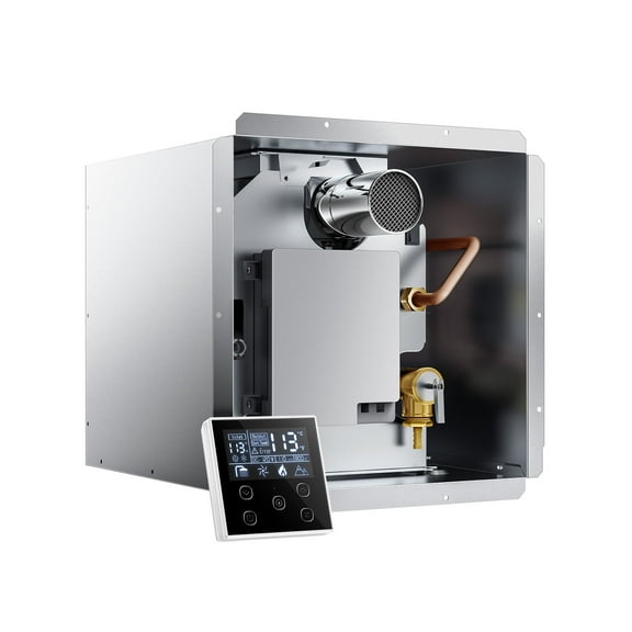 Ranein 65,000 BTU RV Tankless Water Heater without Door, High Altitude Available, 12V, CSA Certificated, with Multi-function Controller, On Demand Instant Hot Water Heater, Compatible with all RVs