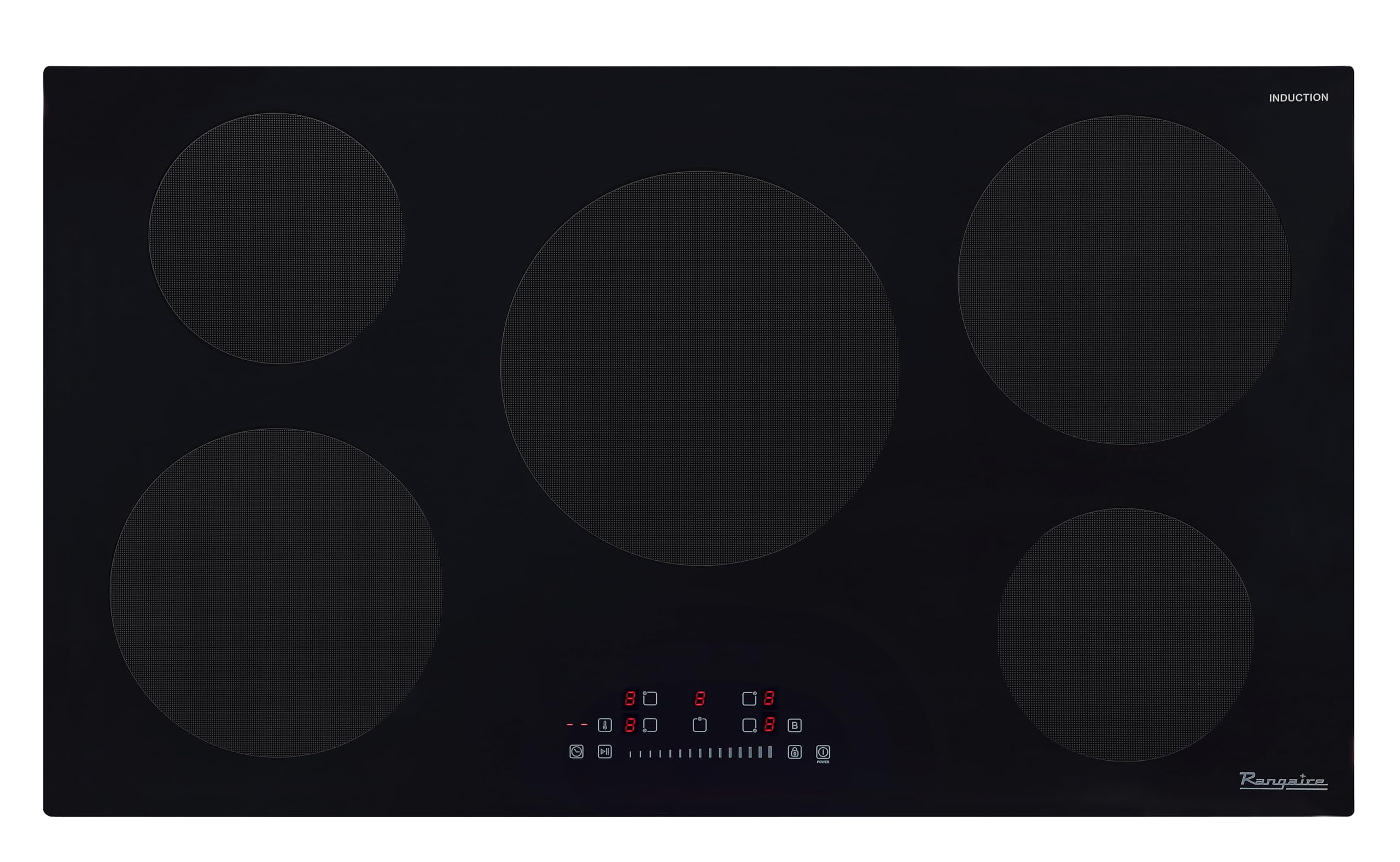 Rangaire RCI361S 36" Induction Cooktop - Smooth Glass Surface, Induction Burners, Touch Control