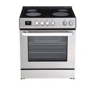 فرن Rangaire RRE303TS 30 الكهربائي مع مؤقت - فولاذ مقاوم للصدأ ، شعلات موقد بالأشعة تحت الحمراء ، توصيل حقيقي ، رفوف سهلة الوصول