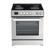 Rangaire RRE303TS 30 Electric Range Oven with Timer - Stainless Steel, Infrared Stove Burners, True Convection, Easy Reach Racks