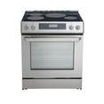 thumbnail image 1 of Rangaire RRI303GS 30" Glass Touch Induction Range Oven - Stainless Steel, Induction Burners, True Convection, Self Cleaning, Easy Reach Racks, 1 of 8