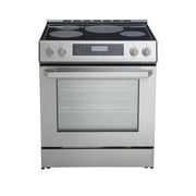 Rangaire RRI303GS 30" Glass Touch Induction Range Oven - Stainless Steel, Induction Burners, True Convection, Self Cleaning, Easy Reach Racks