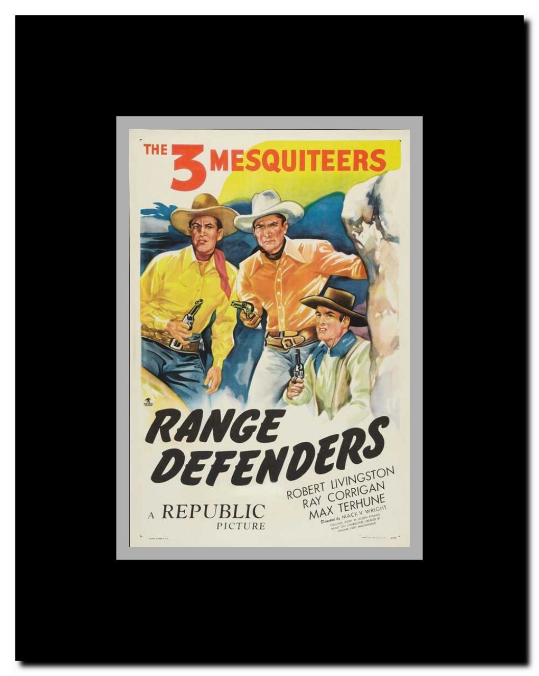 Range Defenders Framed Movie Poster