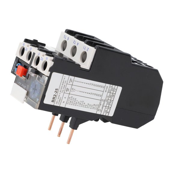 Range From 0.1-25 For Amp Thermal Overload Relay 3 Phase Fr Nr2-25 For Protect Motor 17-25 Amp