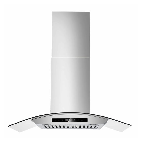Range Hood 30 Inch, Stainless Steel Kitchen Vent 800 CFM, Chimney Style with Touch & Gesture Control, LED Lights, Ductable/Ductless Convertible
