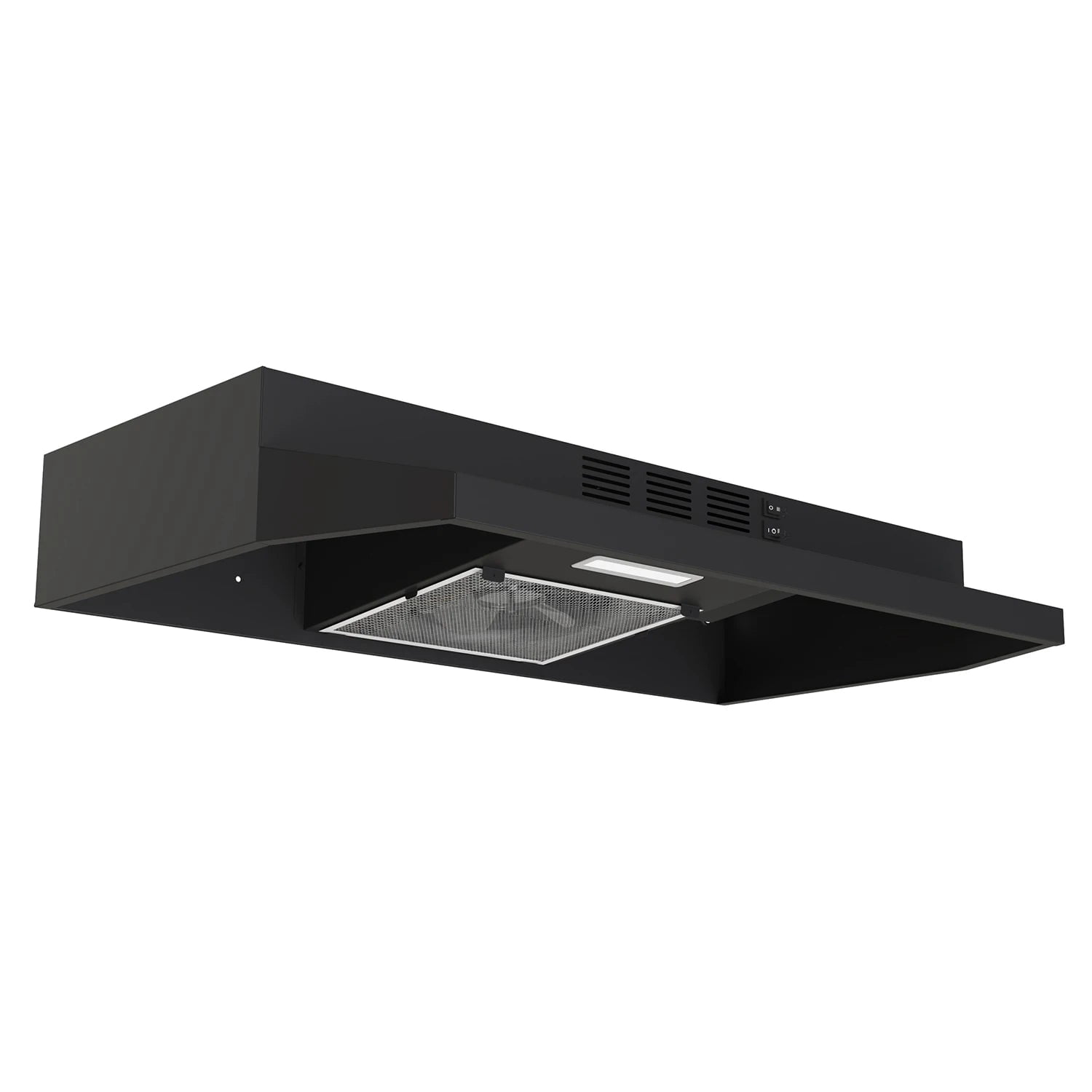 Range Hood 30 Inch Under Cabinet, Stainless Steel Kitchen Vent Hood 280CFM, Built-in Kitchen Stove Hood W/Rocker Button Control