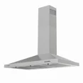 thumbnail image 1 of Range Hood 36-Inch Wall Mount Vent Hood Stainless Steel Ducted/Ductless 3 Speed Exhaust Fan, 1 of 13