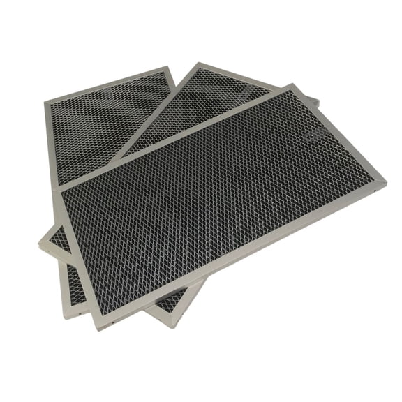 Range Hood Charcoal Filter - Three Pack - Compatible With GE Model Numbers ZV750SY4SS, ZV850SB, ZV850SB3SS, ZV750SY2SS