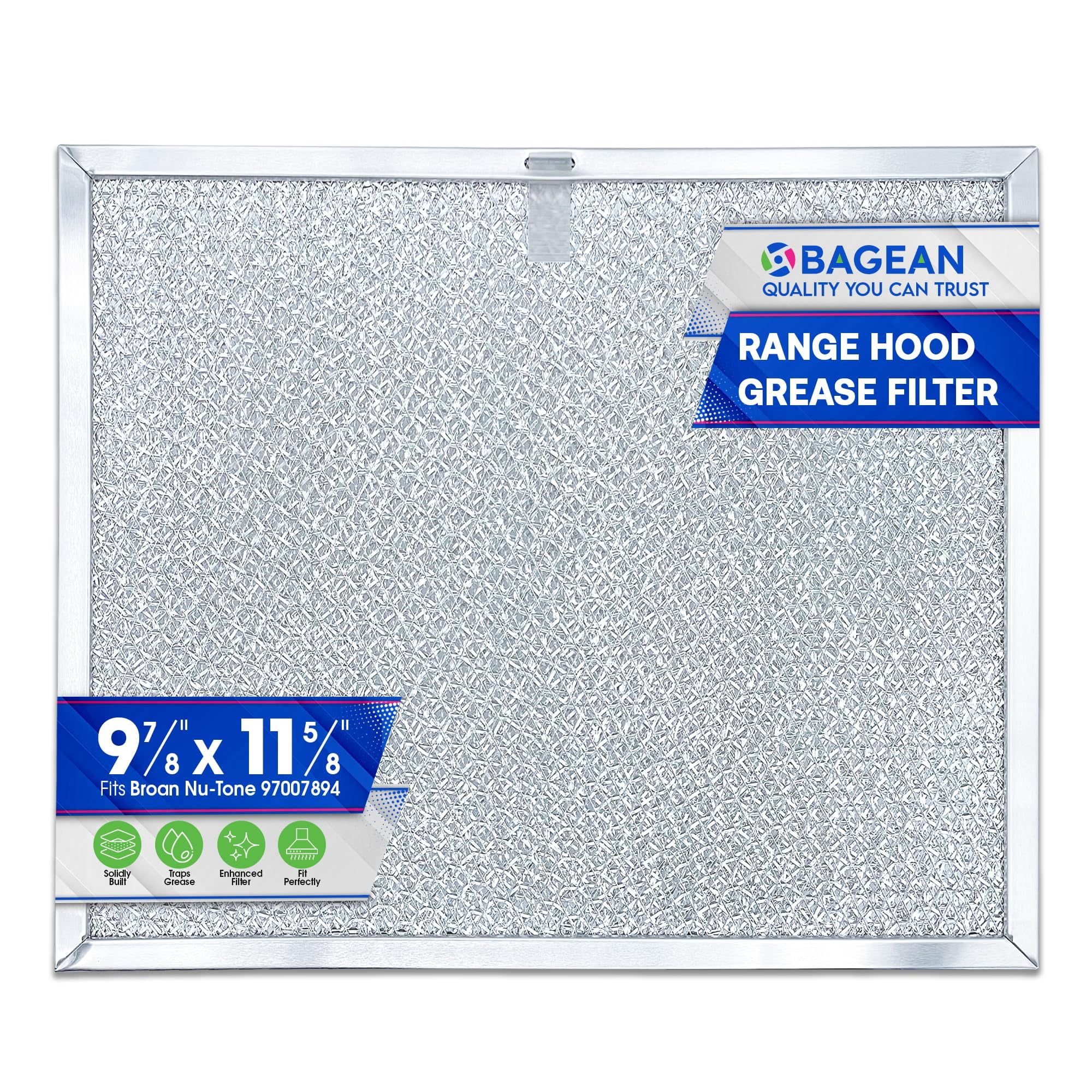 Dunstabzugshaubenfilter Ersatz Für GE Broan Nutone – 24,5x29,8 Cm, Aluminium, Waschbar