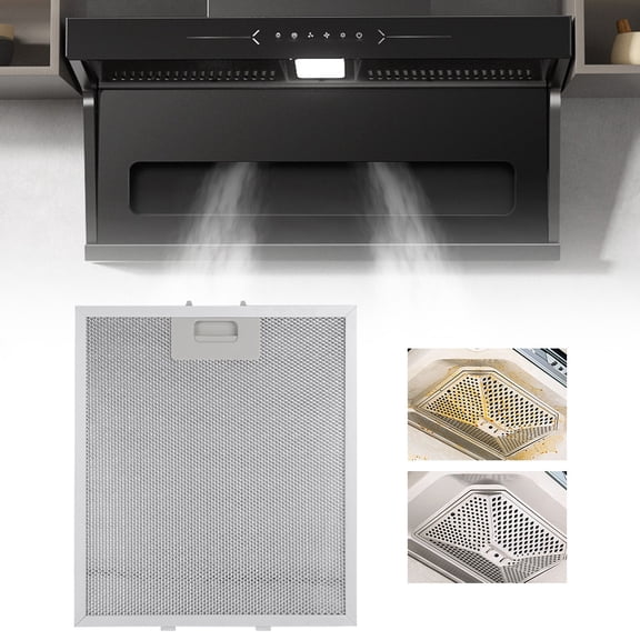 Range Hood Grease Filter 260x320mm, 5-Layer Aluminum Mesh Cooker Hood Filter, Metal Mesh Extractor Vent Filter for Kitchens, Replaces Most Leading Brands, 1 Pack