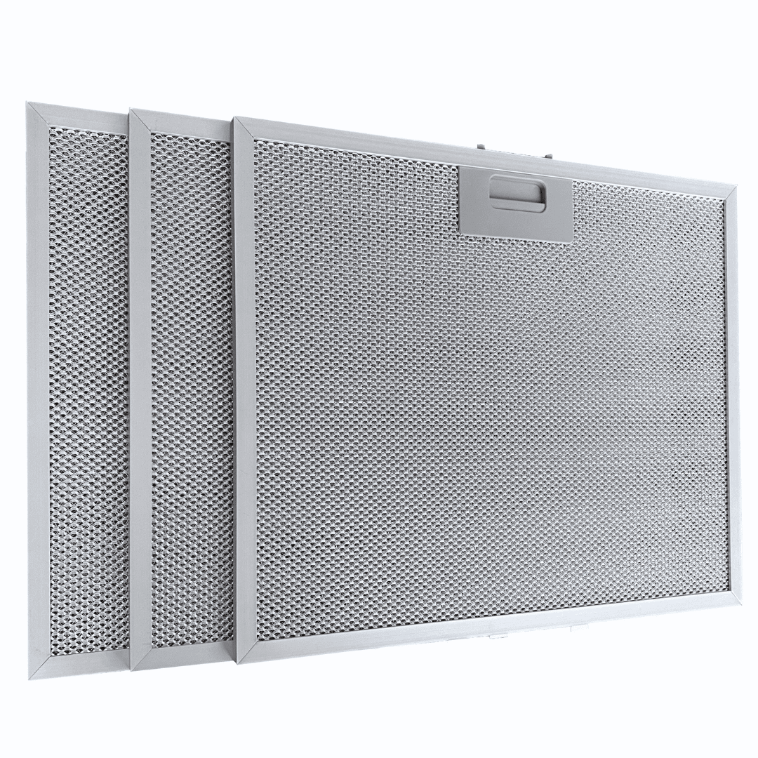 Range Hood Grease Filter - Three Pack Compatible With GE Model Numbers JV535H1WW, JV535H1CC, JV535H1BB