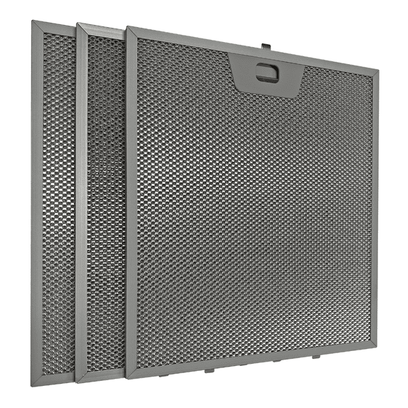 Range Hood Grease Filter - Three Pack Compatible With GE Model Numbers JVW5361SJ1SS, JVW5361FJ1DS, JVW5361EJ2ES