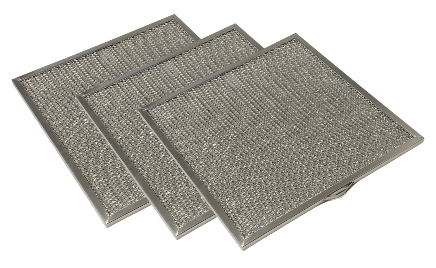 Range Hood Grease Filter - Three Pack Compatible With Whirlpool Model Numbers UXT4830AAW0, UXT4836AAB0, UXT4836AAS0