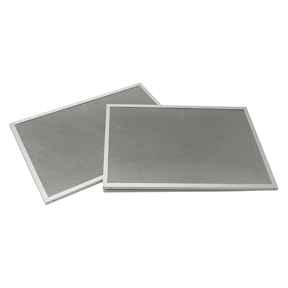 Range Hood Grease Filter - Two Pack Compatible with Part Number wb02x32234 Size 16-3/4 x 11-13/16 Inches