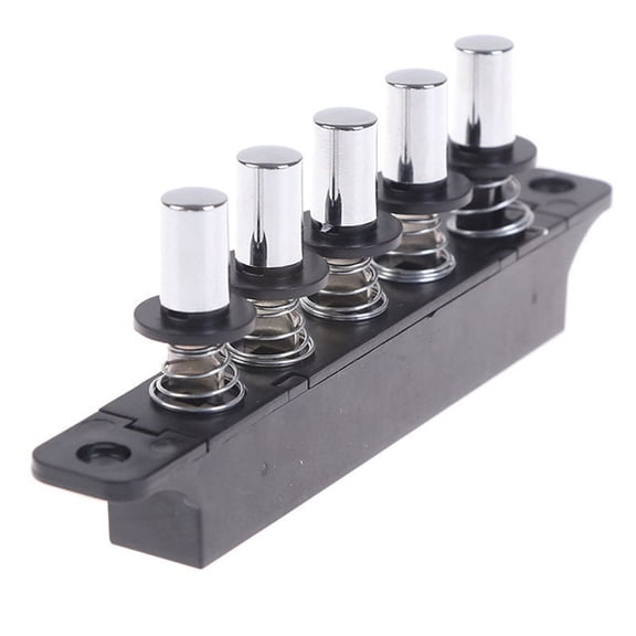 5-Position Inline Pushbutton Switch for Range Hood - Replacement Keyboard Switch for Kitchen Appliances
