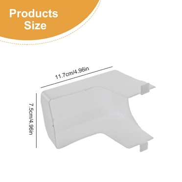 Range Hood Light Lens Cover White 99110437 Fit for Broan Nutone 34000 35000 36000 38000 39000 40000 41000 Replaces 88169 E2099110437 S99110437 AP3379470 1172921 BP43 S88169, Pack of 1