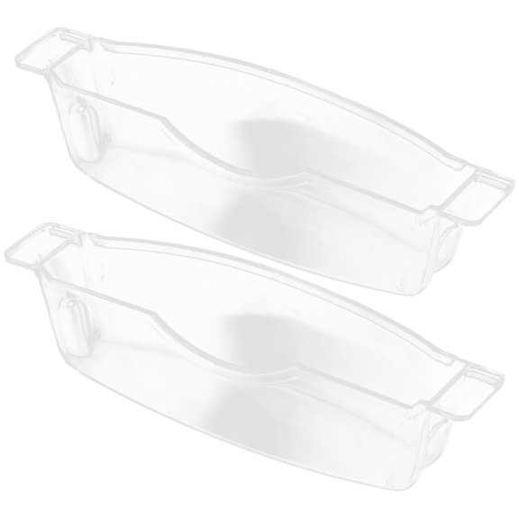 Range Hood Oil Connection Box Kitchen Bowl Waste Plastic Parts Major Buckle 2 Pcs White