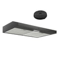 thumbnail image 1 of Range Hood Under Cabinet Kitchen Hood 30 inch Kitchen Vent Black Hood 230 CFM Flow with Carbon Filter, 1 of 10