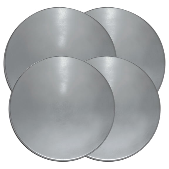 Range Kleen 550-4 Round Stainless Steel Burner Cover Set, 4 Pack