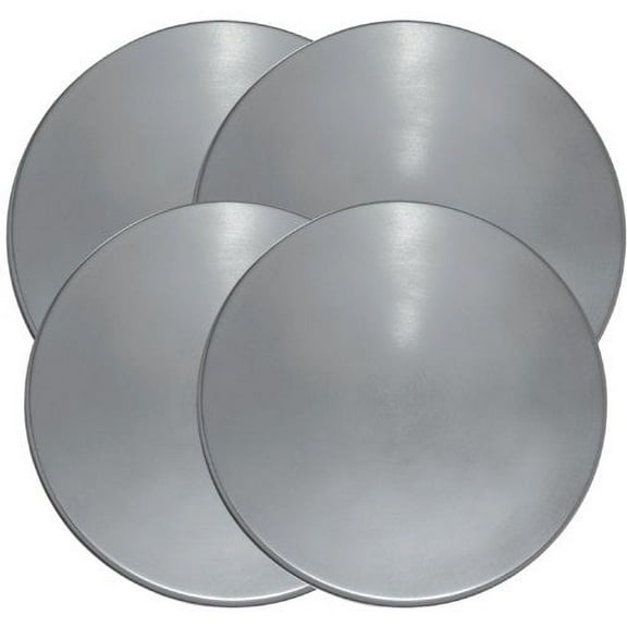 Range Kleen 550 Stainless Steel Round Burner Kovers, Set of 4