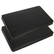 Range Kleen 572 Rectangular Burner Kovers, 21-Inch x 11-Inch x 1.75-Inch, Black, Set of 2