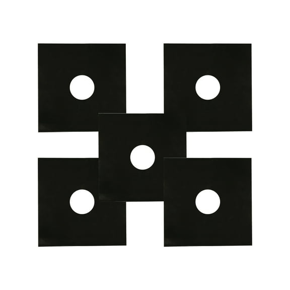 Range Kleen 672S Removable and Replaceable Nonstick Gas Stovetop Liners, 5pk