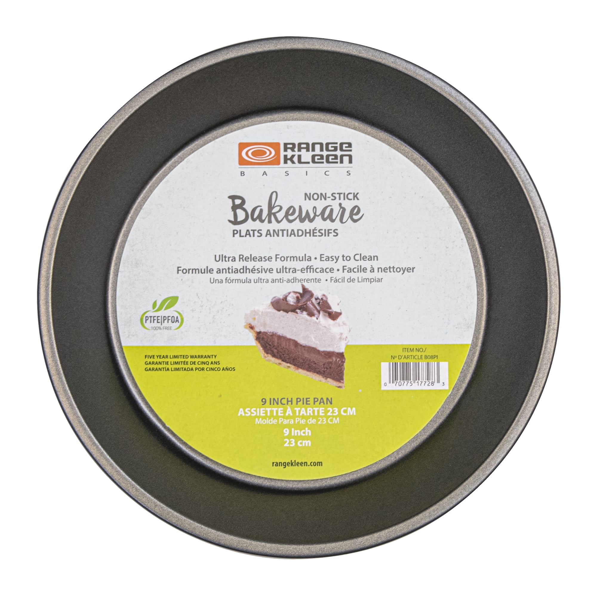 Range Kleen B08PI 9" Non-Stick Pie Pan