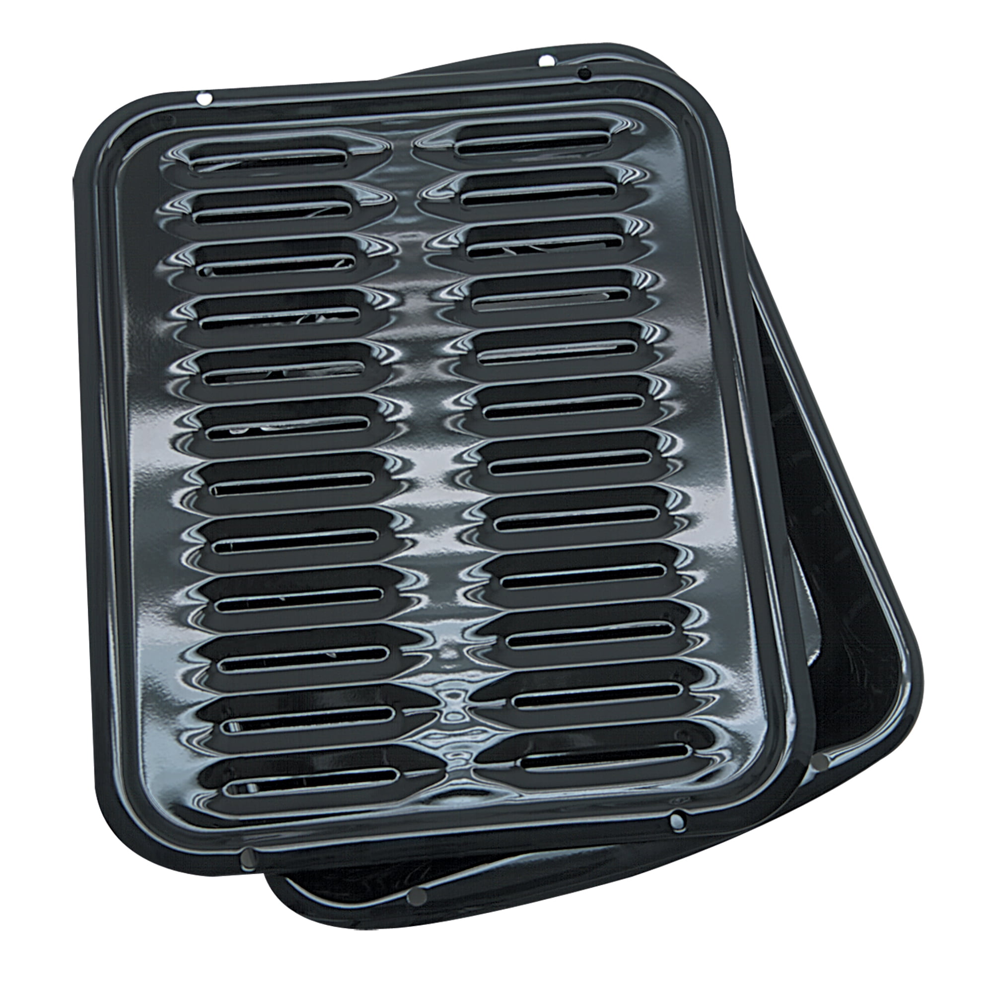 Ovente Oven Roasting Pan 13 x 9.4 Inch Stainless Steel Portable Baking Tray  with Rack and Handle, Silver, CWR23131S
