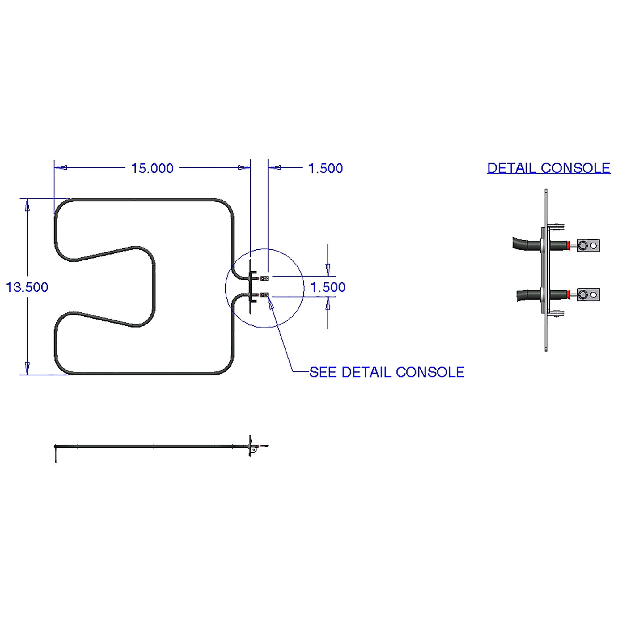 Range Kleen Bake Element, Fits GE, Hotpoint, RCA