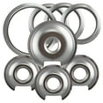Range Kleen Style D Heavy Duty Chrome Drip Pans and Trim Rings Set, 8