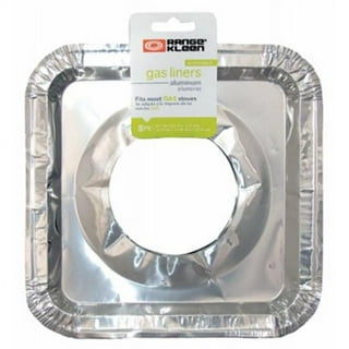 Range Kleen 4-Piece Burner Kover Set, Square, White 