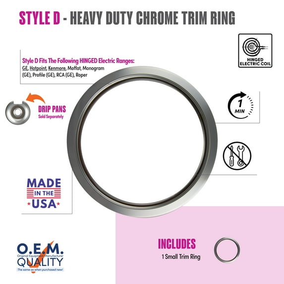 Range Kleen Range Hood GE/Hotpoint Ring Trim Kit