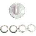 thumbnail image 1 of Range Kleen Single Replacement Knob Kit, White, 10 Pieces, 1 of 1