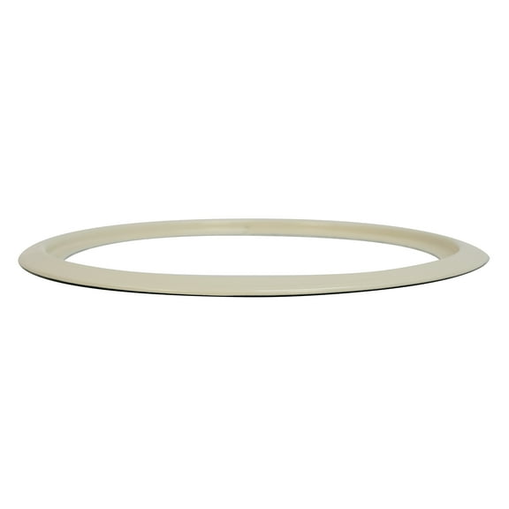 Range Kleen Style D - Large 8 inch Heavy Duty Almond Porcelain Trim Ring
